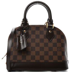 LOUIS VUITTON Damier Ebene Alma BB